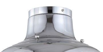 Cameron 13" Metal LED Semi Flush Mount - JONATHAN Y
